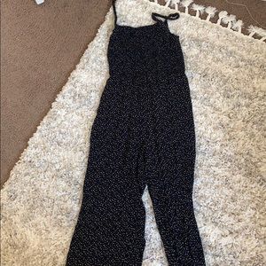 Urban outfitters black and white jumpsuit